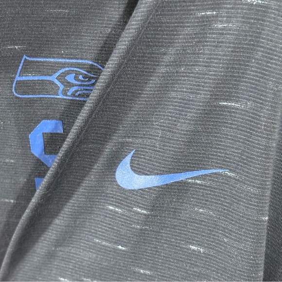 Seattle Seahawks Nike Dri-Fit Dark Blue Fitted Long Sleeve Active NFL Team XXL - Picture 5 of 14